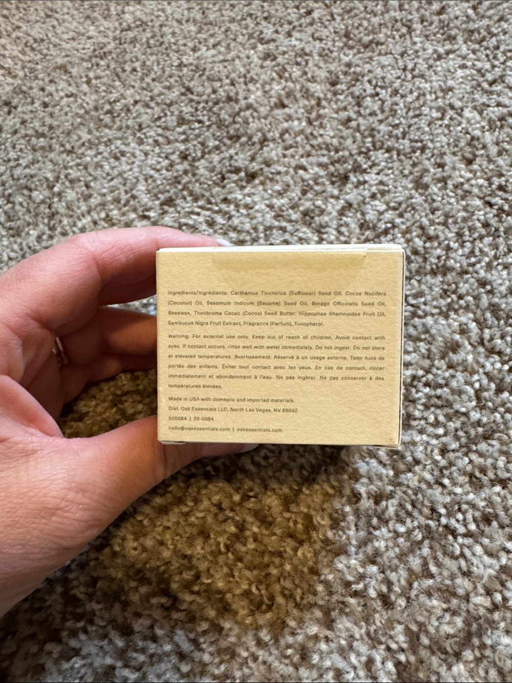 OAK ESSENTIALS MOISTURE RICH BALM - Picture 2 of 3
